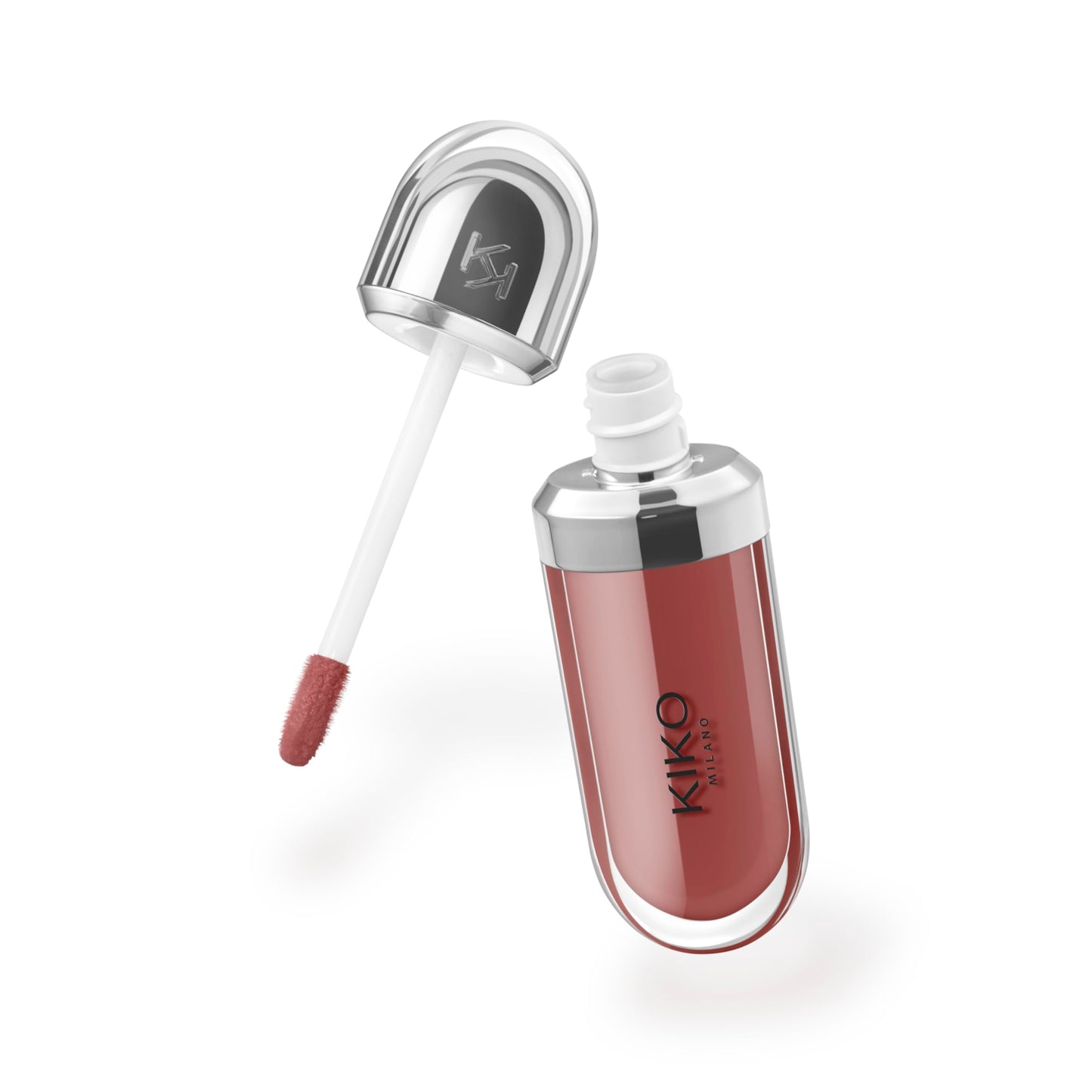 Kiko Milano 3D Hydra Lip Gloss – High Shine, Hydrating, Plumping, Non-Sticky, Moisturizing Lip Makeup – 21 Brun Rose – 6.5ml
