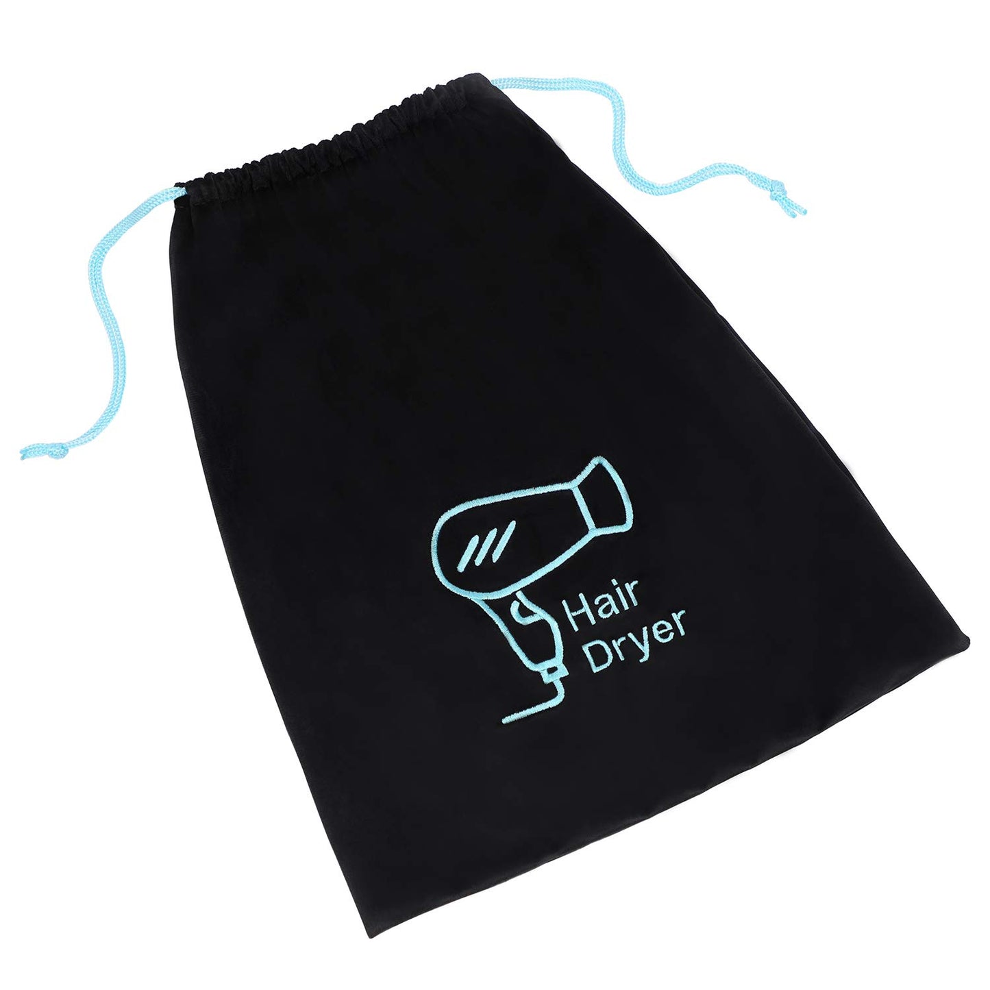 AKLVBL Hair Dryer Bag 11.8’’x 14’’ Storage Organizer Bag For Hairdryer and All Hair Tools With Drawstring, Ideal for Travel, Gym, Hotel or Home Use (One Pack)
