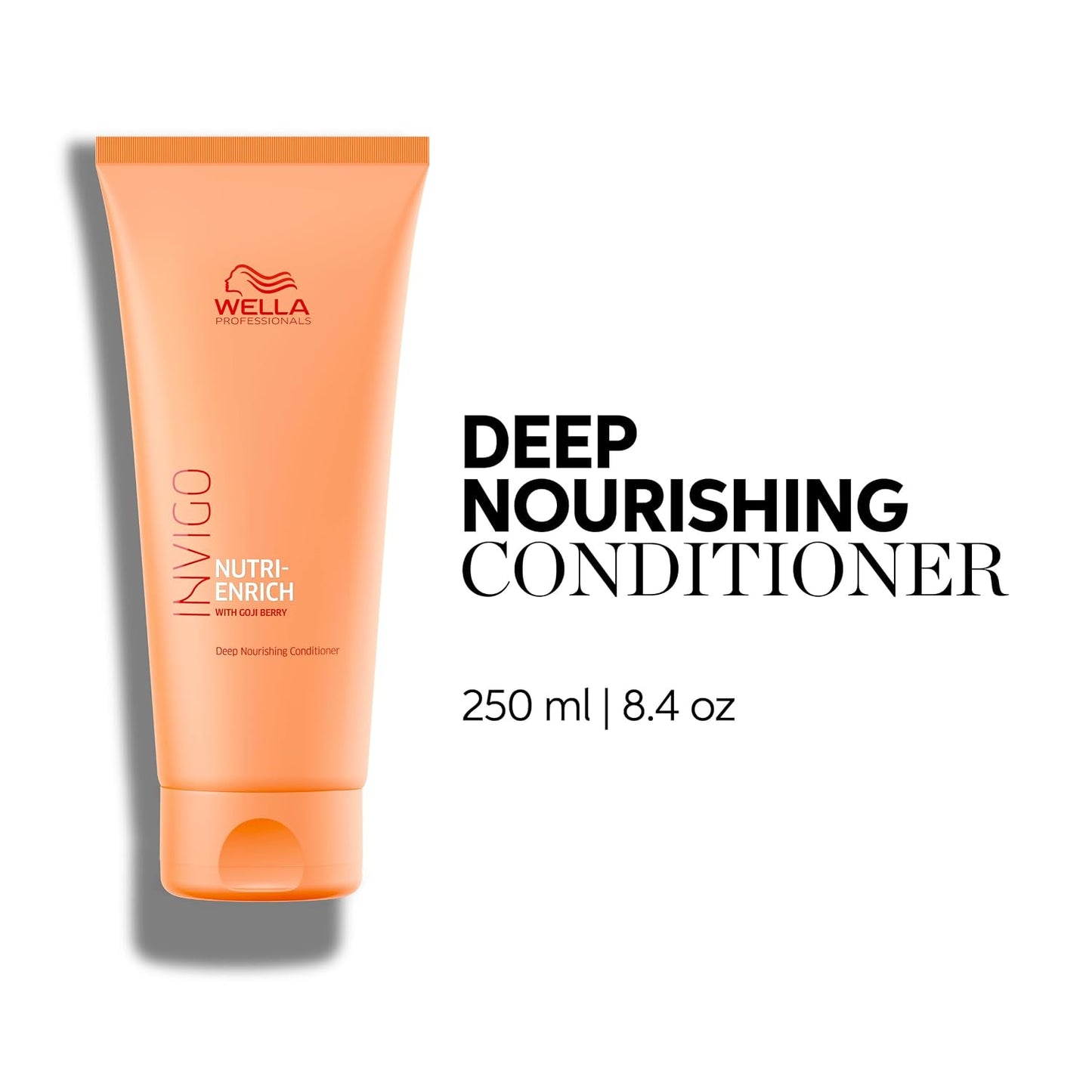Wella Professionals Invigo Nutri-Enrich Conditioner - Deep Nourishing Formula for Dry, Stressed Hair with Goji Berry Extract | 33.8 Fl Oz