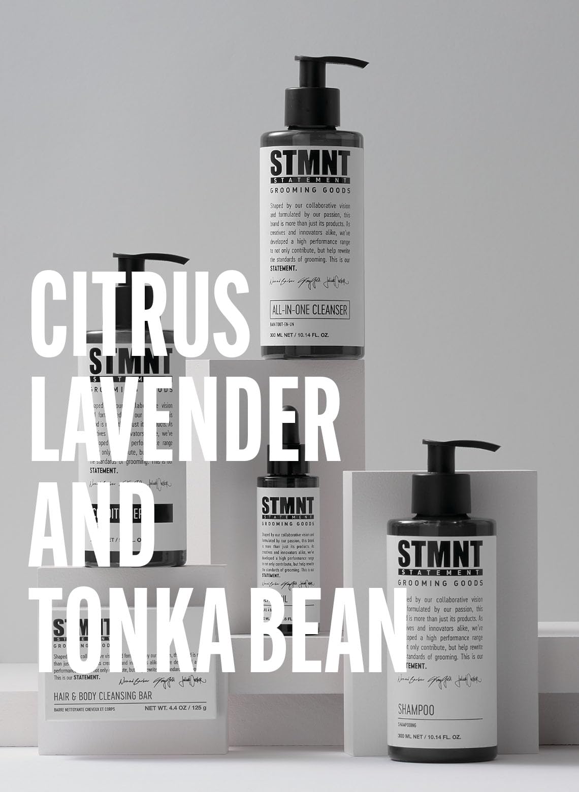 STMNT Grooming Goods Conditioner, 10.1 oz | Softens Hair | Restores Shine | Moisturizing Formula w/Activated Charcoal & Menthol | All Hair Types