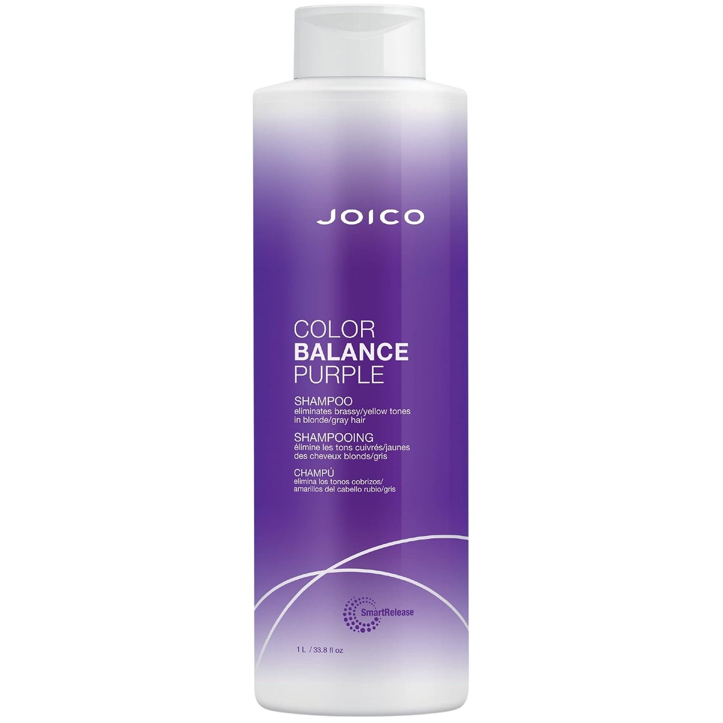 Joico Color Balance Purple Shampoo - Eliminate Brassy Tones & Boost Shine | For Cool Blonde & Gray Hair | UV Protection