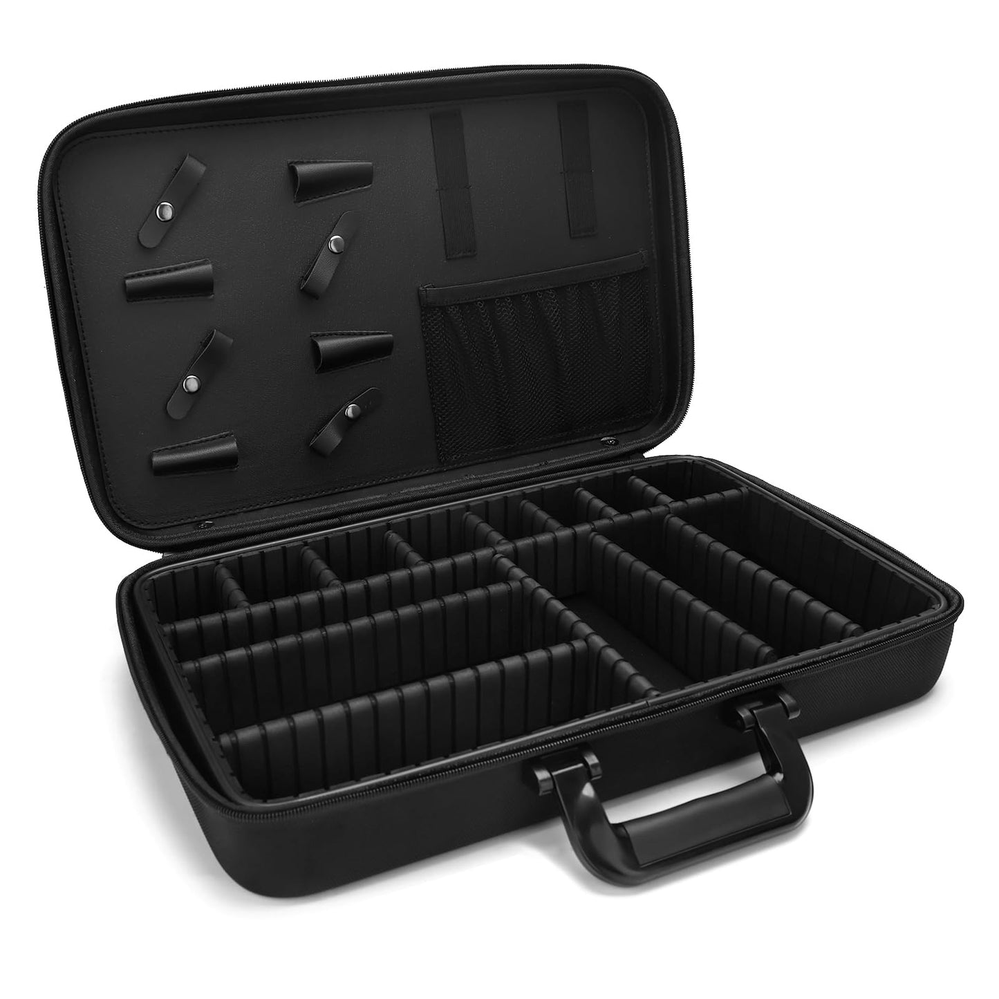 Barber Carrying Case,Barber Case, Stylist Tool Box Professional Salon Hair Cutting Grooming Kit Storage Organizer for Clippers, Scissors, Barber Supplies(Large)