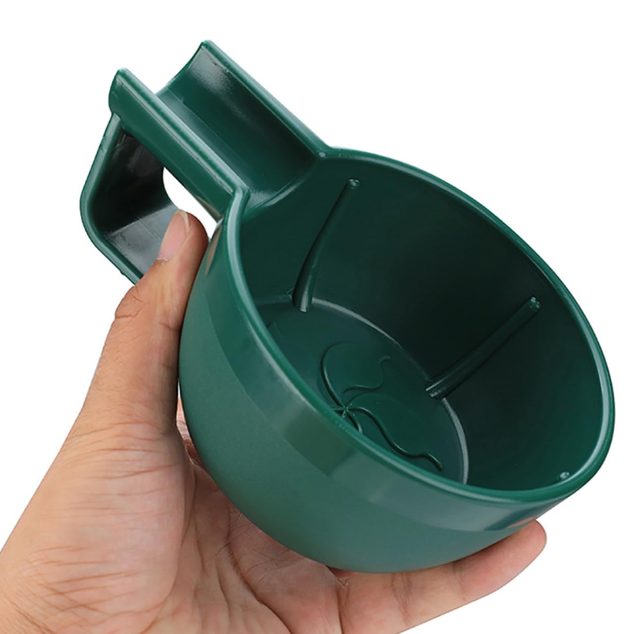 Shaving Bowl for Men - Deep Plastic Shave Soap Bowl with Large Wide Mouth and Anti-Slip Base for Rich Lathering at Home or Barber 6.29 X 4.72 X 2.36 Inches