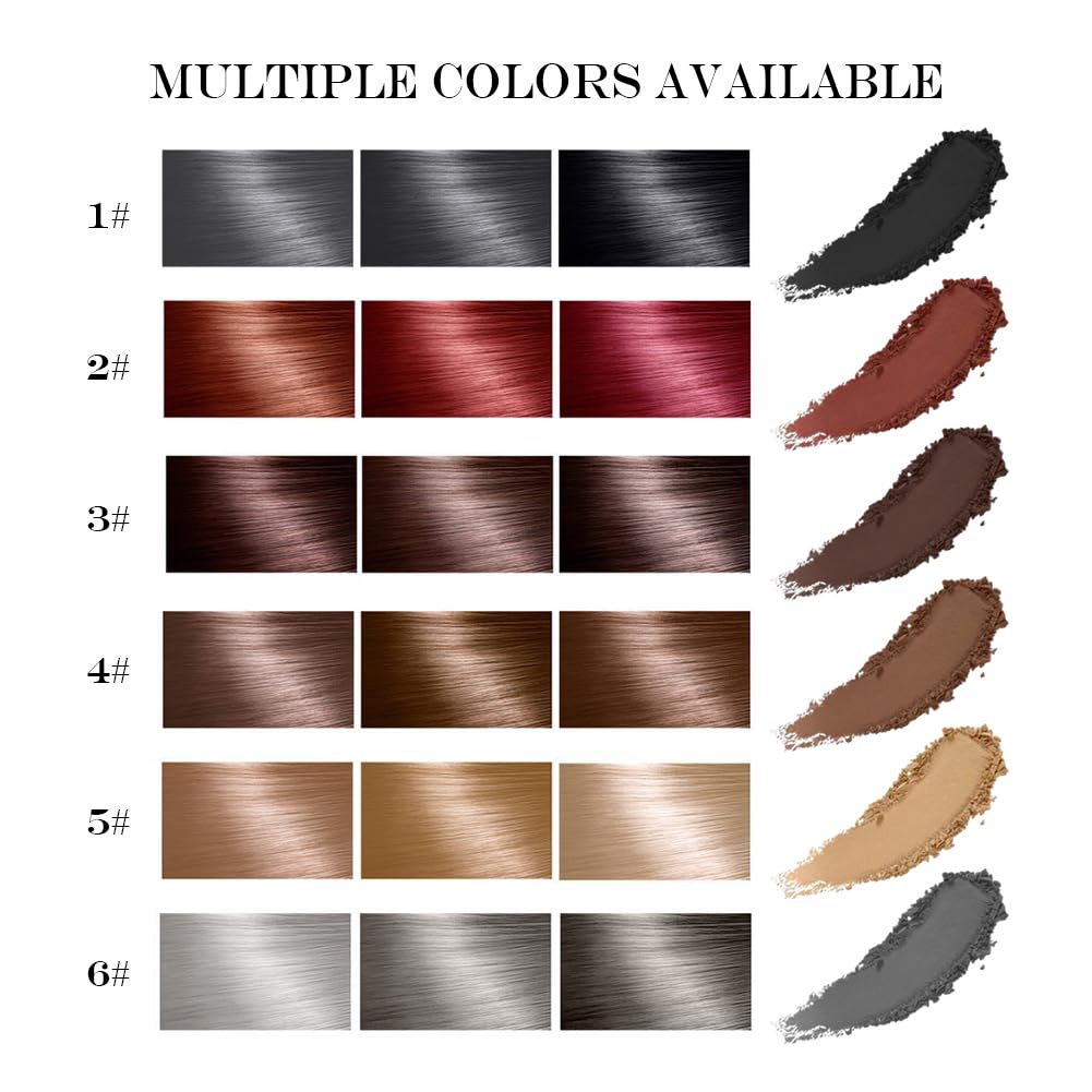 Invisible Hairline Powder - Volumizing Hair Fibers for Thinning Hair & Bald Spots | Instant Root Touch-Up, Water Resistant