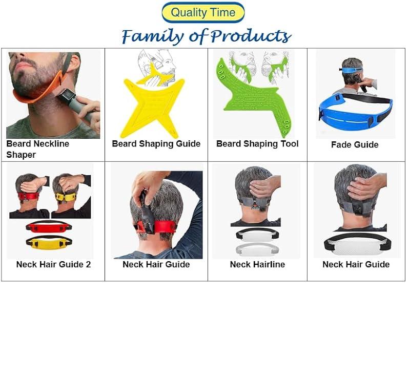 Professional Neck Hairline Guide for Shaving & Trimming - DIY Grooming Tool