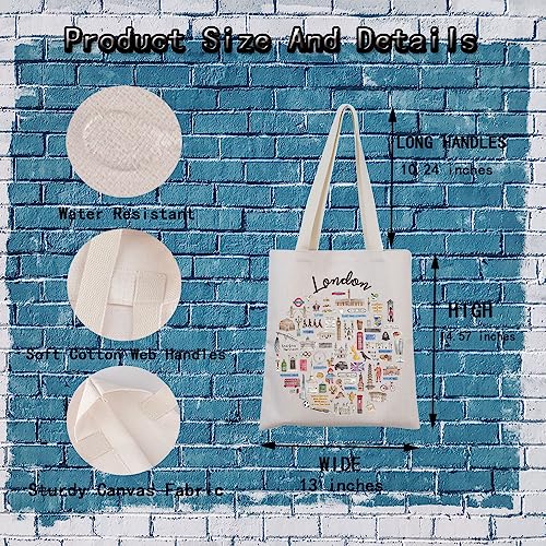 London Tote Bag - Stylish Travel Gift for London Lovers