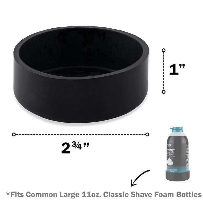 Avoid Shaving Cream Can Rust, Firm Rubber Bottom Prevents Stains, Regular Size 6 oz Aerosol Can and Gel Can