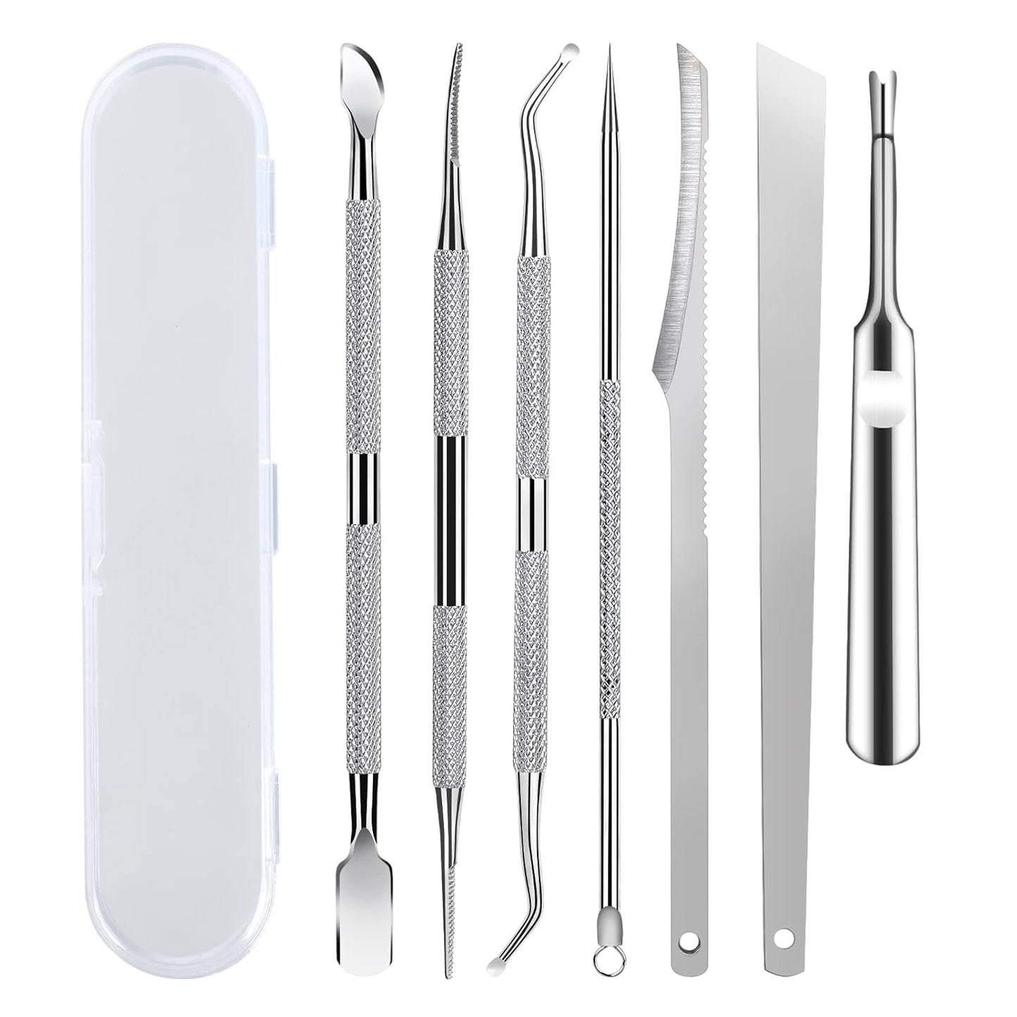 Ingrown Toenail Removal Tool Kit - 6-Pack Surgical Stainless Steel Files & Lifters | Professional Pedicure Tools for Pain Relief