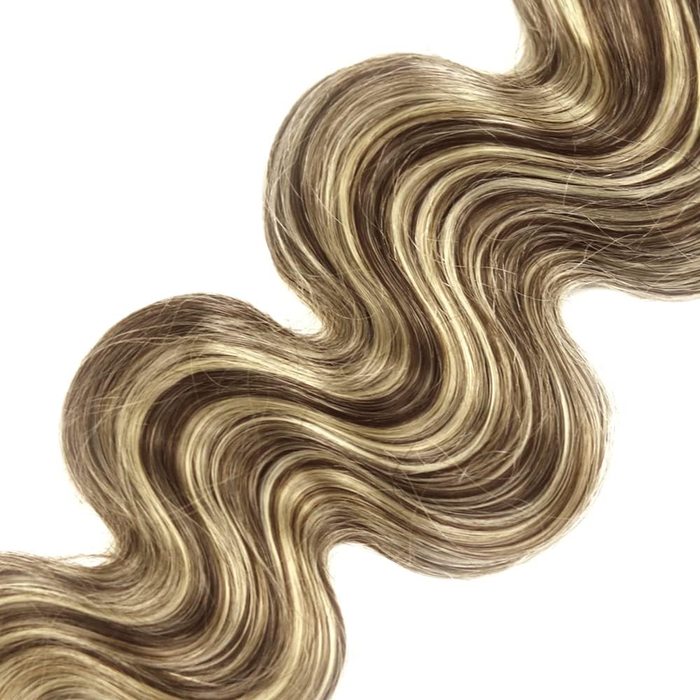 P4613 Bundles Highlight Body Wave Bundle Blonde Human Hair Bundle Brazilian Virgin Hair 3 Bundles 18 20 22 Inch P4/613 Body Wave Human Hair Weave