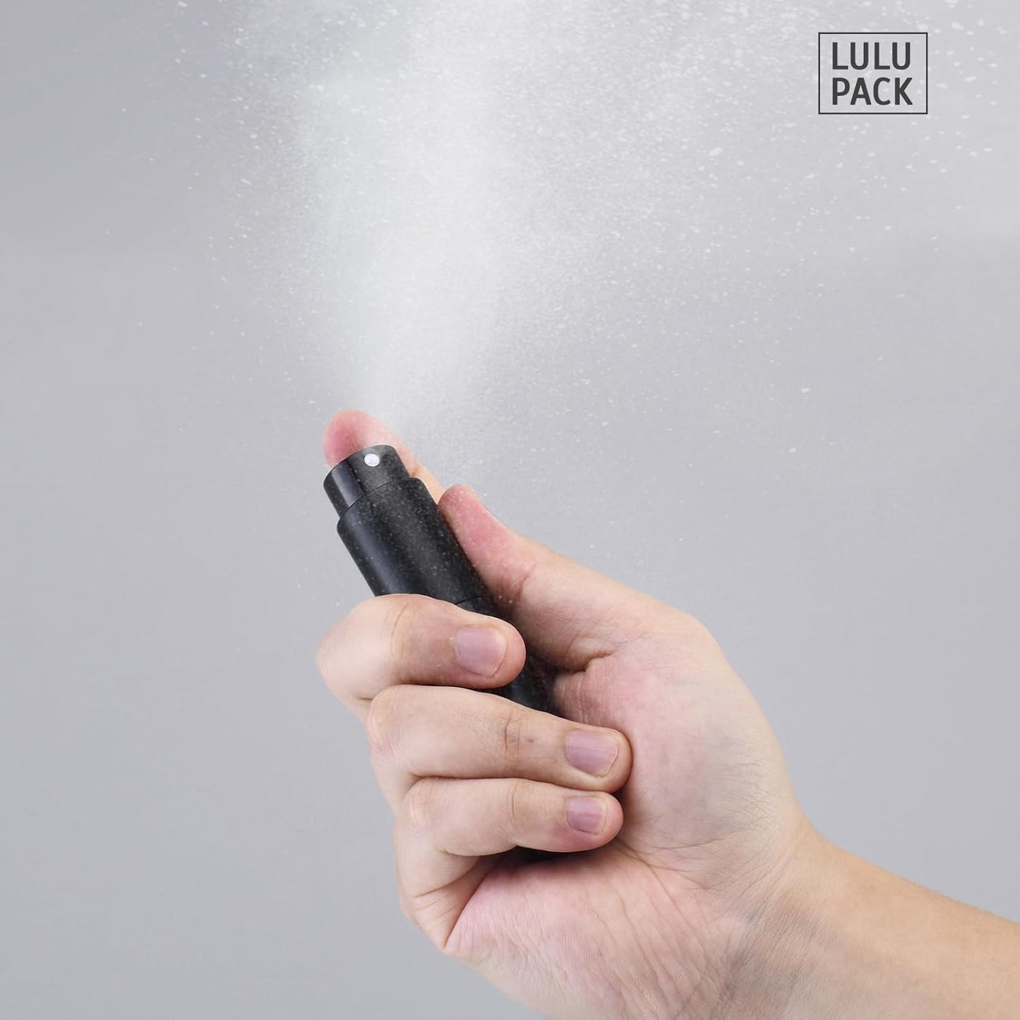 Travel Perfume Bottle - Refillable Cologne Spray Atomizer - Portable 8ml Mini Fragrance Dispenser for Men & Women | 4PCS Grey