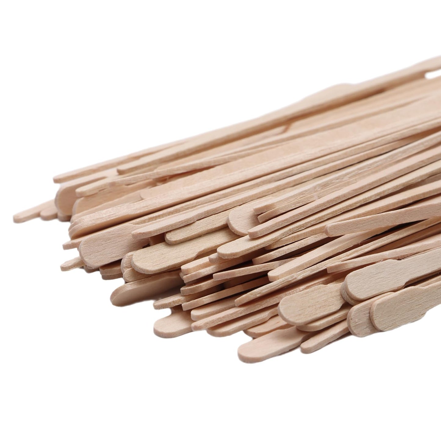 1000Pcs Wooden Eyebrow Waxing Sticks, Hair Removal Applicator Body Face Depilation Spatula, Wood Craft Stick,Small Wooden Waxing Sticks for Eyebrow, Lip, Nose Waxing(Round Head)