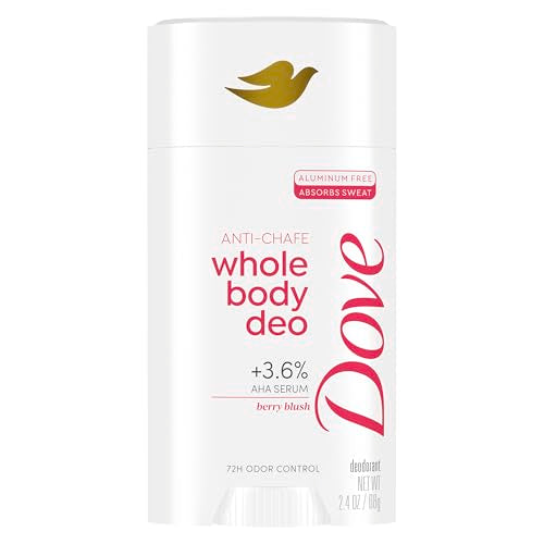Dove Berry Blush Whole Body Deodorant Stick, 2.4 oz - 72-Hour Odor Control, Aluminum-Free