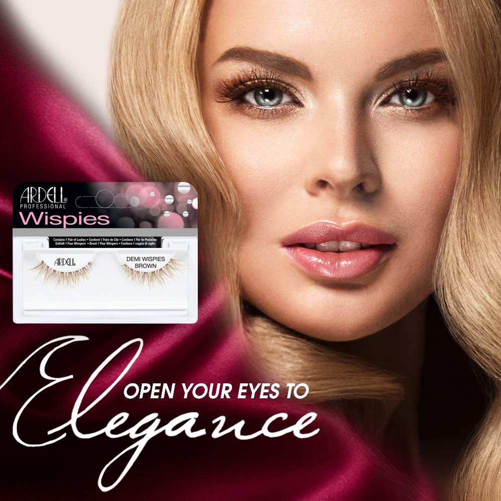 False Eyelashes Demi Wispies - Natural Brown Look | 4 Pack
