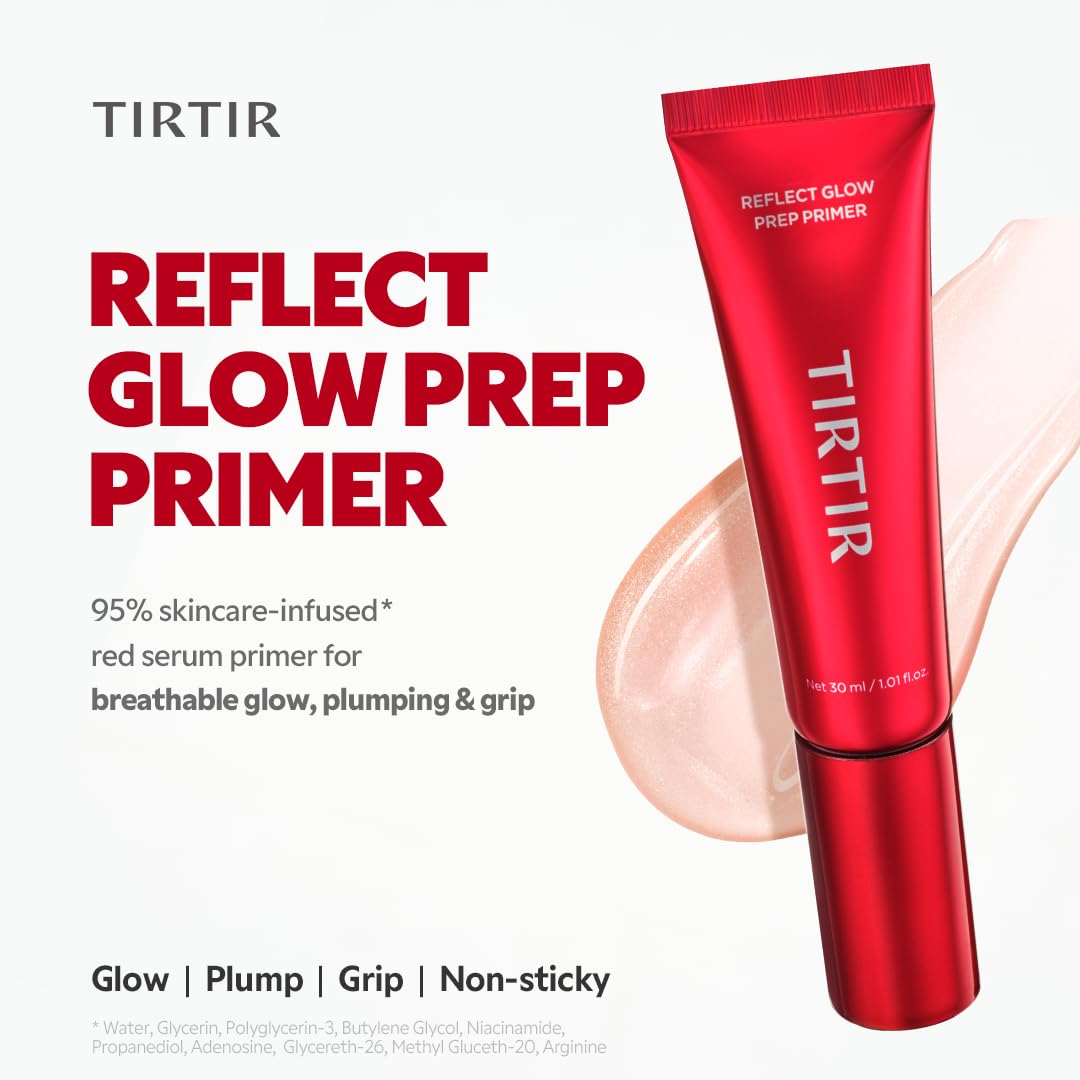 TIRTIR Reflect Glow Prep Primer - Radiant Finish Makeup Base | 30ml (1.01fl.oz)