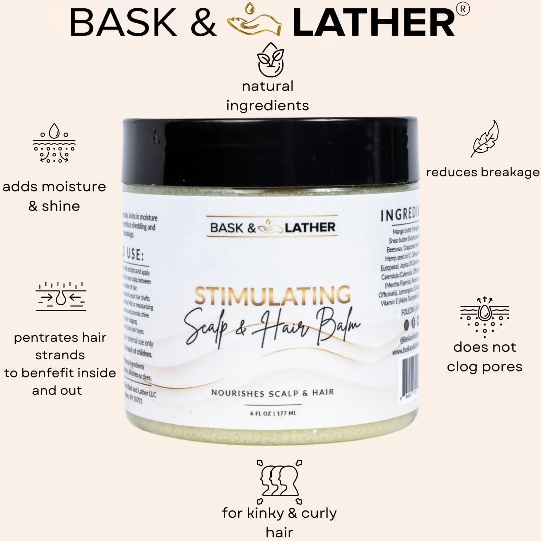 Hair Elixir & Scalp Stimulator Oil - Natural Growth Trio for Thicker, Healthier Hair | Moisturize & Soothe Scalp