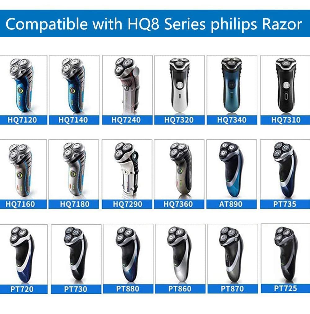 HQ8 Replacement Heads for Aquatec Shavers,7310xl hq8 replacement blades, New Upgraded