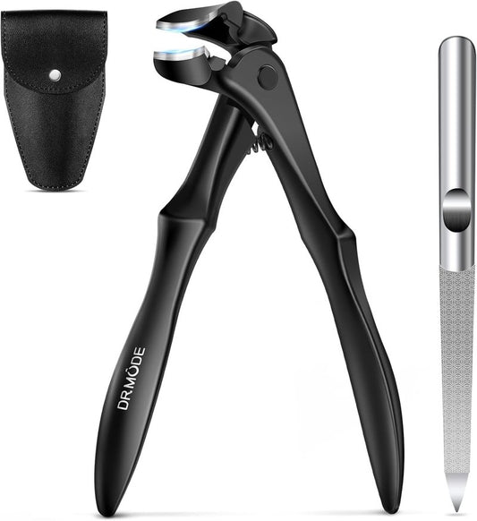 Toenail Clippers for Thick Nails - Long Handled Angled Head | Ideal for Seniors & Easy Grip
