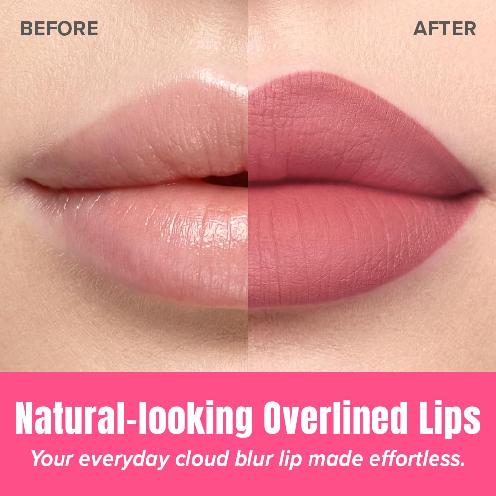 COLORGRAM Nude Blur Tint Lip Trio Kit - Soft Matte Lip Stain | 2-in-1 Lip & Cheek Makeup | Lightweight & Buildable