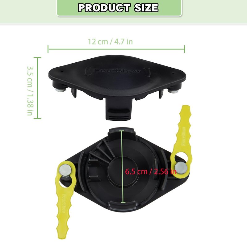 【Quickload】 Bladed Trimmer Head Compatible with Ryobi String Trimmer 18V 24V Hybrid,AC052N1 Weed Eater Bladed Head ACFHRL2 with 20Pcs Spare Blades
