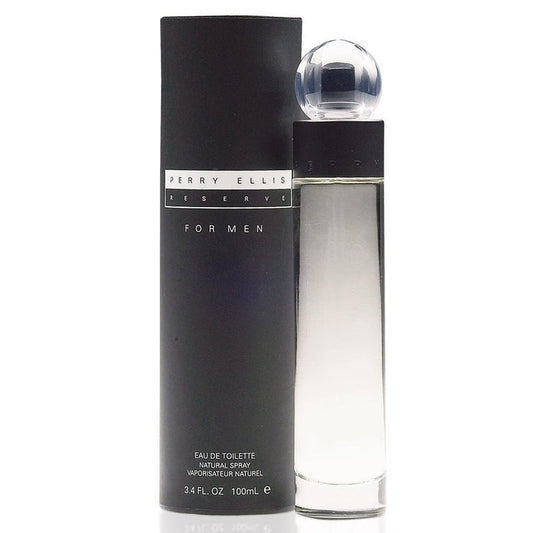 Perry Ellis Reserve Eau De Toilette Spray for Men - Mens Cologne, Long Lasting Perfume, EDT, Fragrance with Notes of Juniper, Citrus & Exotic Woods - 3.4 fl oz (100 mL)
