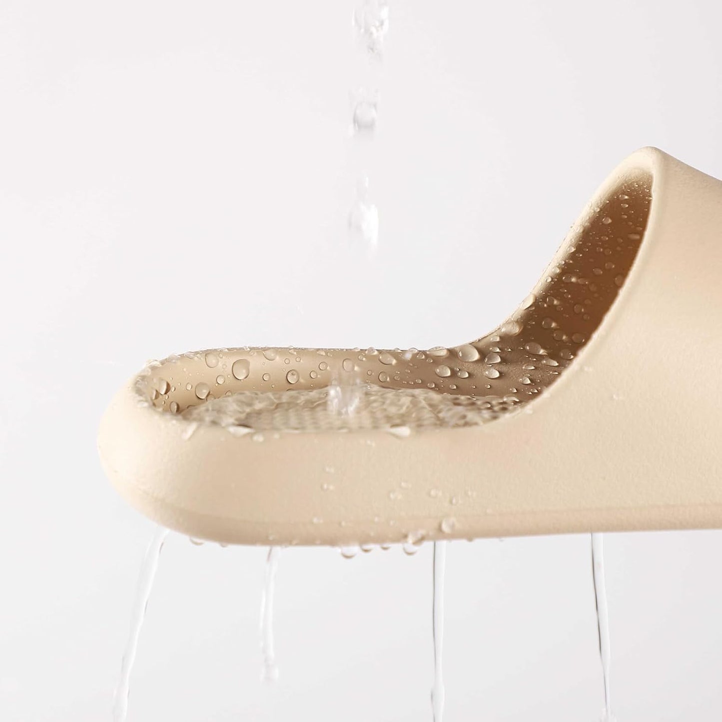 Arch Support Shower Shoes - Quick Drying Slide Sandals with Drain Holes | Soft Cushioned Anti-Slip Pool Slides for Comfort