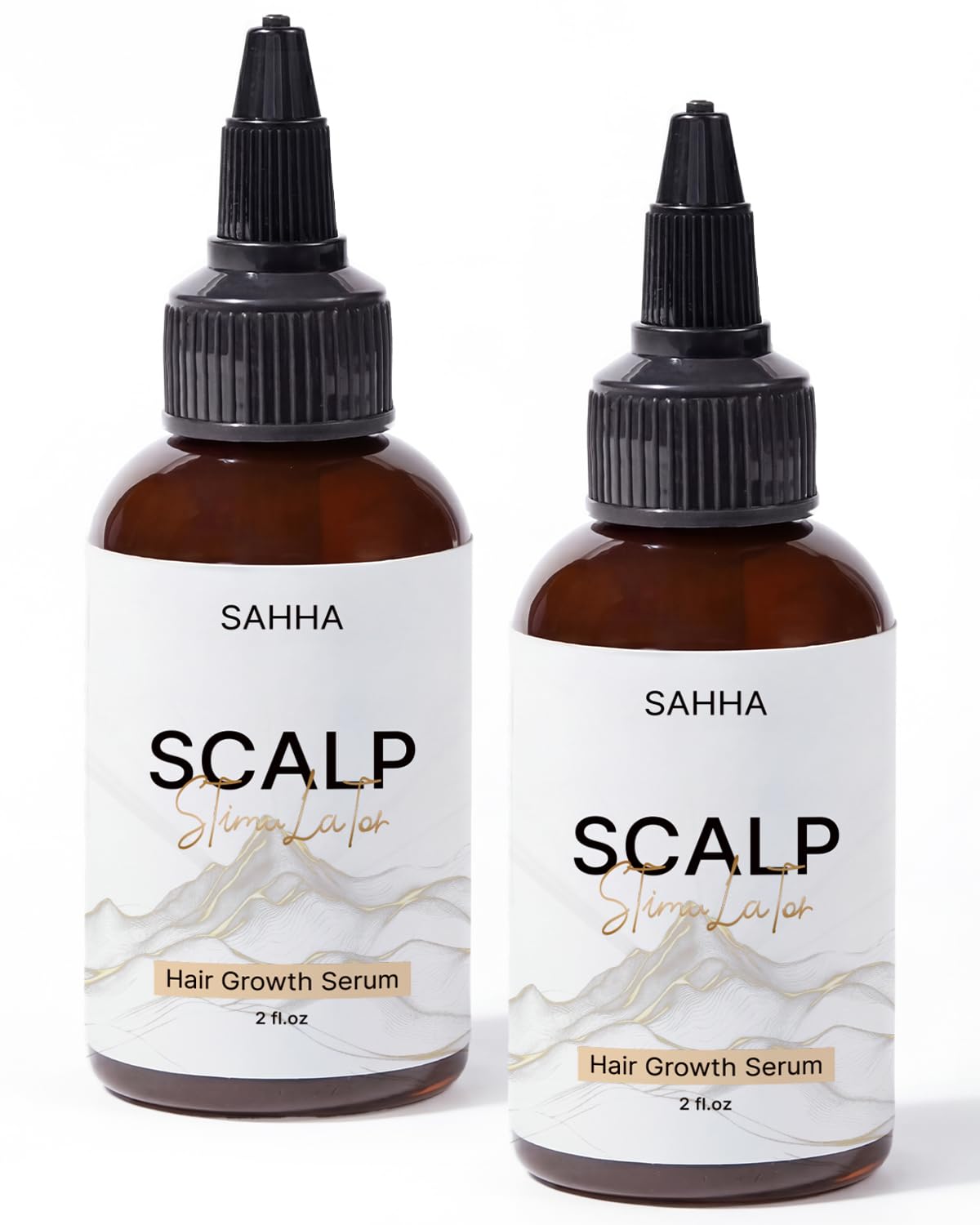 Hair Growth Oil - Scalp Stimulator for Thinning Hair | Organic Rosemary Mint Blend, 2 Fl Oz