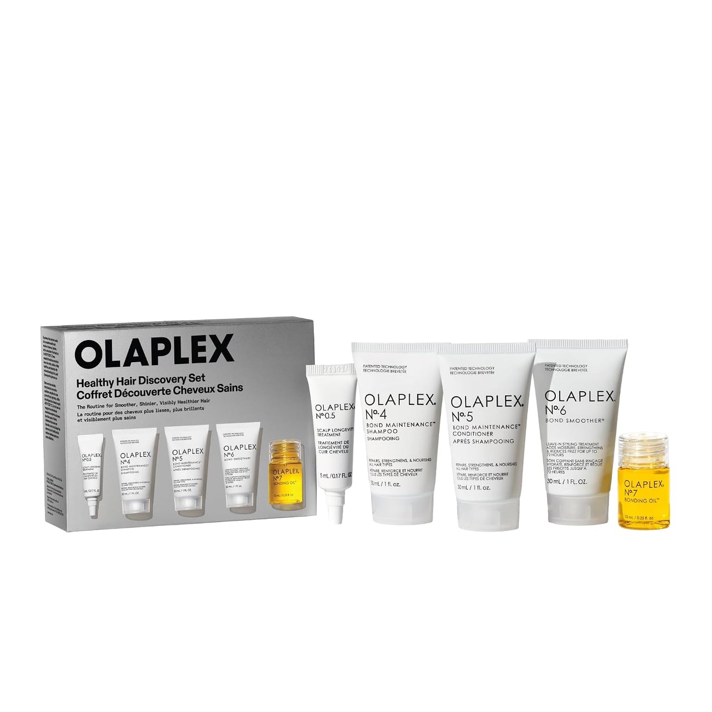 Olaplex Healthy Hair Travel Set - Cleanse, Hydrate, & Treat | Reduces Breakage & Boosts Shine for All Hair Types