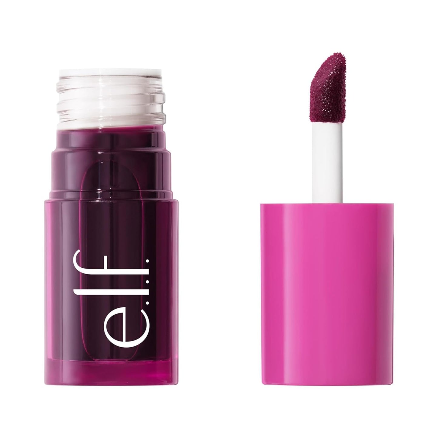 e.l.f. Sheer For It Blush Tint - Multi-Use Vegan Lip & Cheek Makeup for Natural Flush | Long-Lasting, Plums Up
