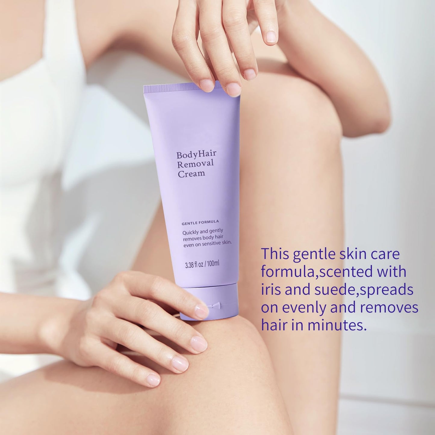 LABJD Body Hair Removal Cream for Women & Men- Hair Removal for Body Legs 2-in-1,Durable and Smooth for Private Depilatory Cream - Skin Friendly