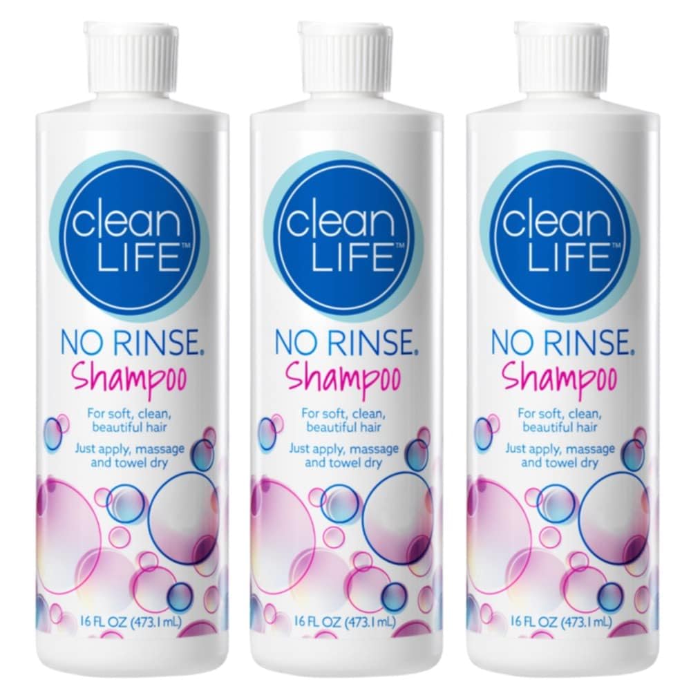 No-Rinse Shampoo | Waterless Quick Foaming Formula for Surgery Recovery & Camping - 8 fl oz - Made in USA