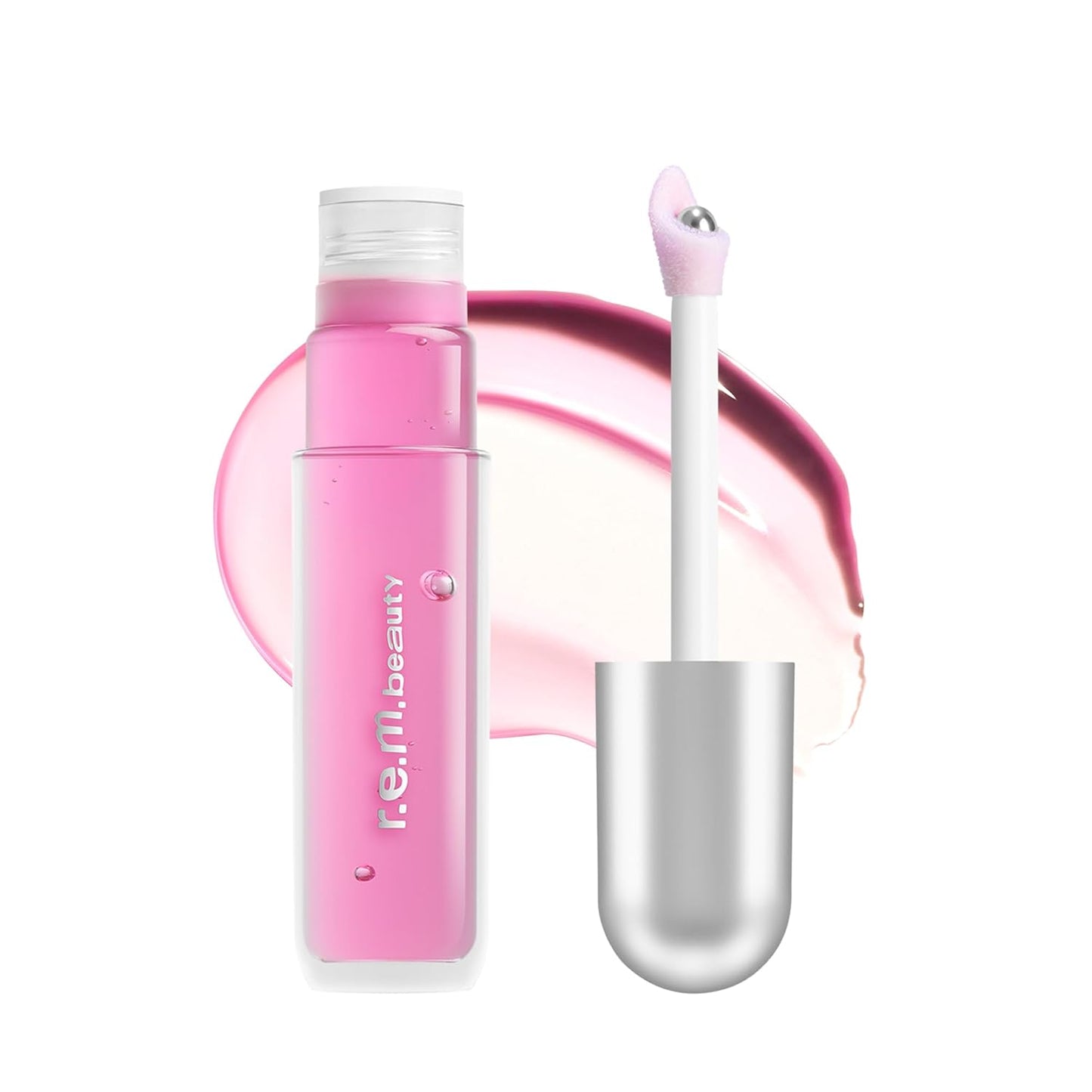 Essential Drip Lip Oil - Lavender Kiss | Non-Sticky Hydrating Formula with Coconut Oil & Cooling Metal Applicator