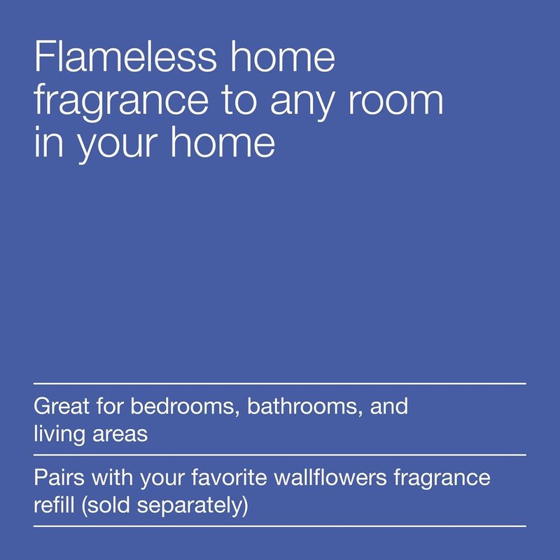 Wallflowers Fragrance Plug - White Flare Design Plug-In Air Freshener for Bedrooms & Living Spaces | 2 Pack