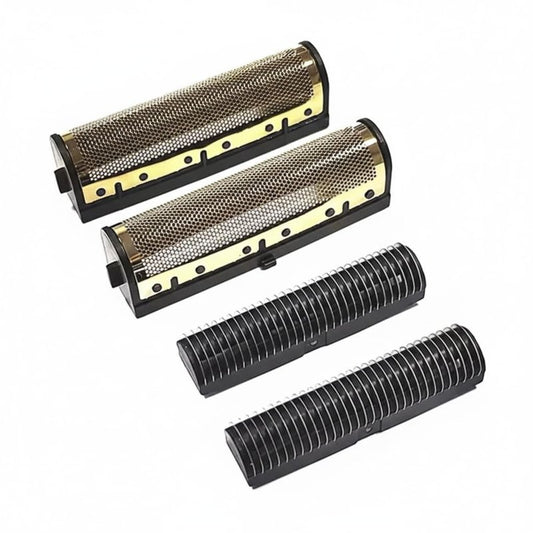 Foil Shaver Replacement Blades Compatible with Andis Foil Shaver TS1 (17150, 17235, 17220), TS2 (17200), 4Pcs (2 Foil and 2 cutters)