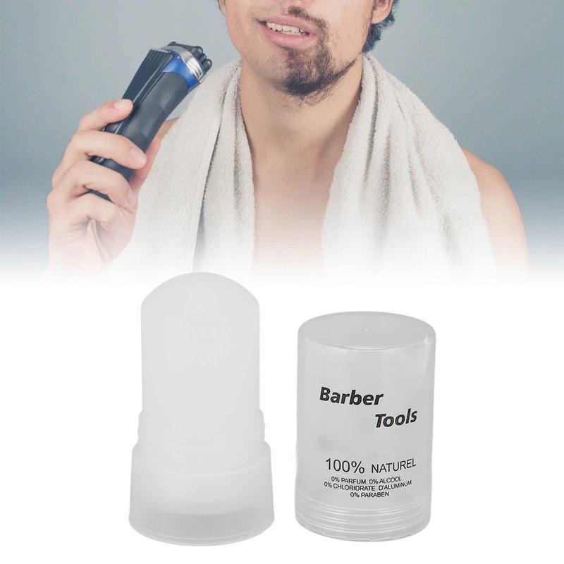 After Shave Alum Stick – Skin Relief for Men, Portable Alum Stone to Calm Nicks, Cuts & Redness, & Fragrance-
