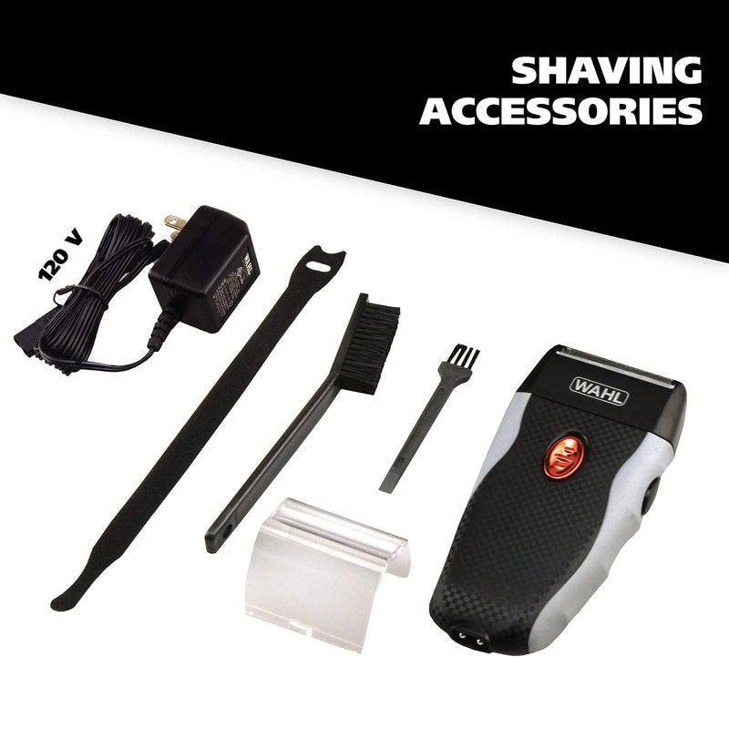 Wahl Bump-Free Rechargeable Foil Shaver with Hypoallergenic Titanium Cutters for Close, Smooth Shaving - Model 7339-300