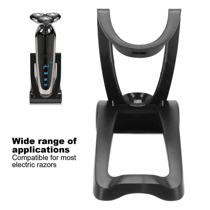 Agatige Electric Razors Holder, Foldable Electric Shaver Stand Base, Prevent Fall Electric Shaver Stand Storage Rack Bracket Home Bathroom Accessories
