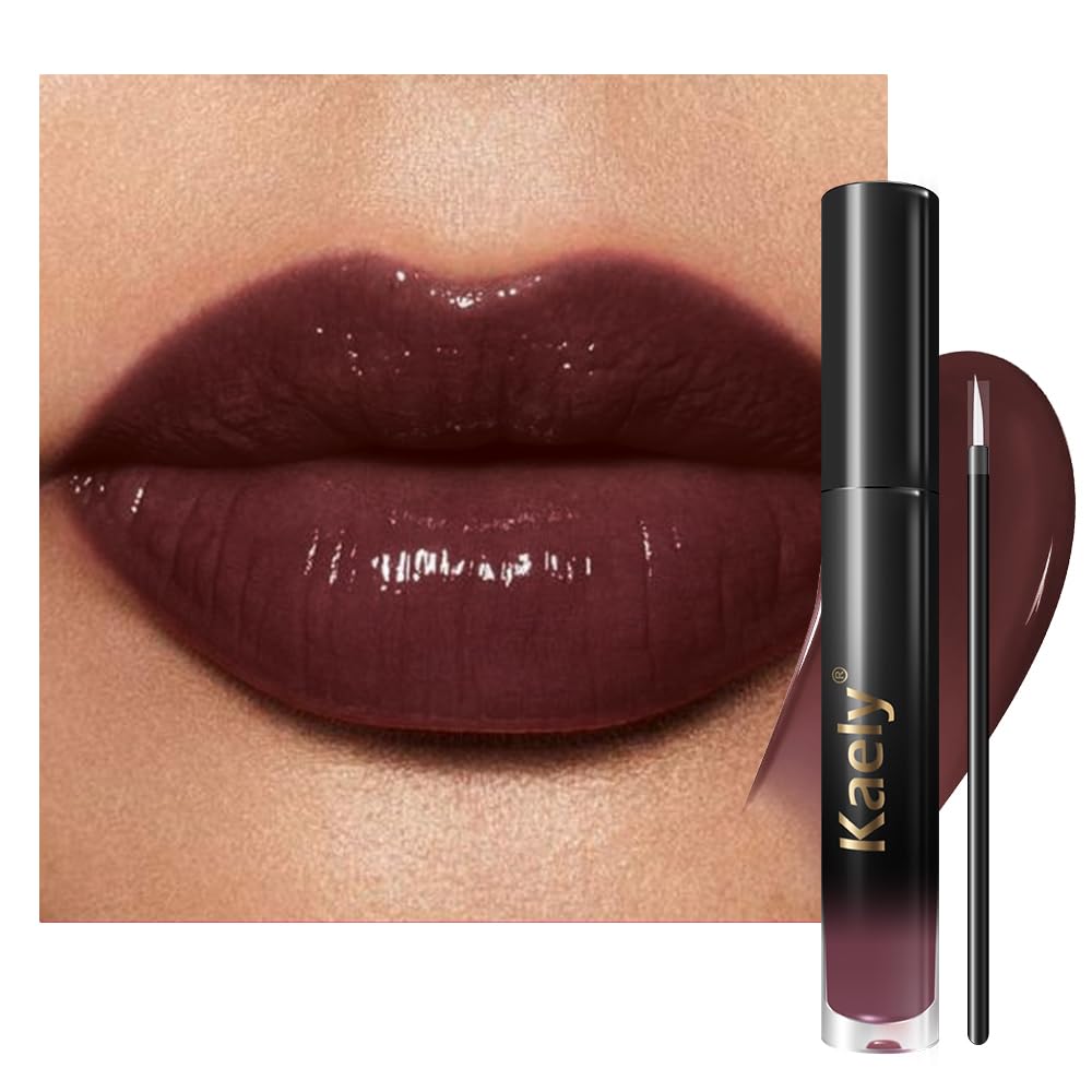 Kaely Longwear No-Budge Lipstick - Highly Pigmented Liquid Lip Color, Waterproof & Smudge-Proof | 24-Hour Wear, Vegan, 18 Nude