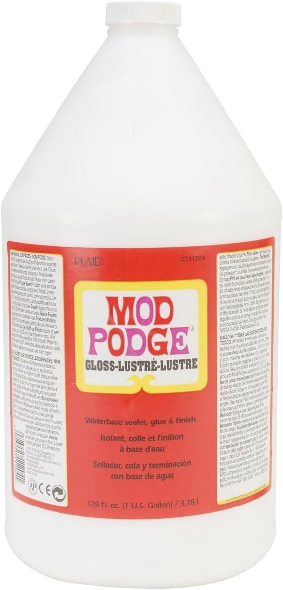 Mod Podge Gloss Sealer - All-in-One Craft Glue & Finish | Quick Dry, Non-Toxic, 16 oz.