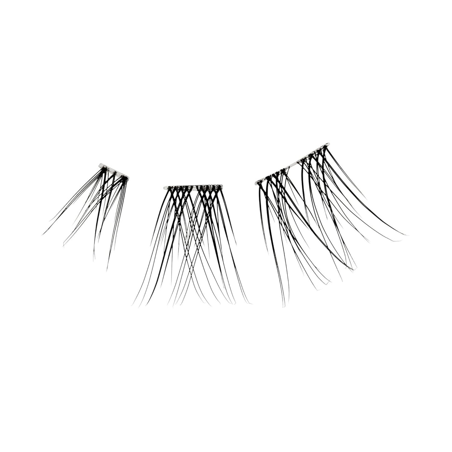Falscara Lash Extension Kit - 54 Stackable Light Volume Clusters | 8mm-12mm, Water-Resistant, InfuseBond