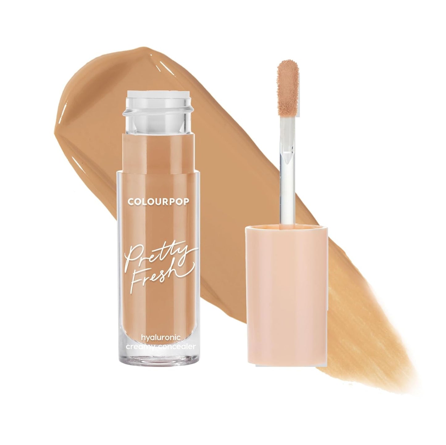 ColourPop Pretty Fresh Creamy Concealer - Full Coverage Hydrating Concealer with Hyaluronic Acid | Light 45W (0.3 oz)
