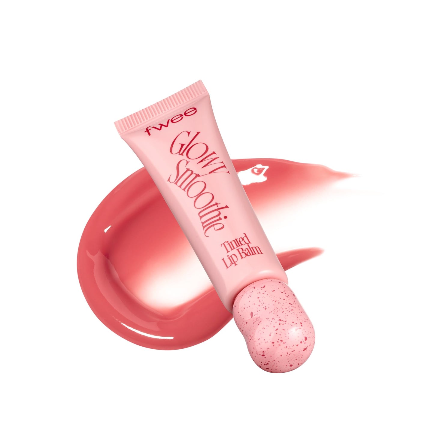 fwee Glowy Smoothie Tinted Lip Balm | MANGO PEACH BLEND | Hydrating Glossy Balm, Instant Shine & Moisture Lip Serum, Sheer-Tinted, PDRN, Glowy Finish, Long lasting lip care | 9.5g