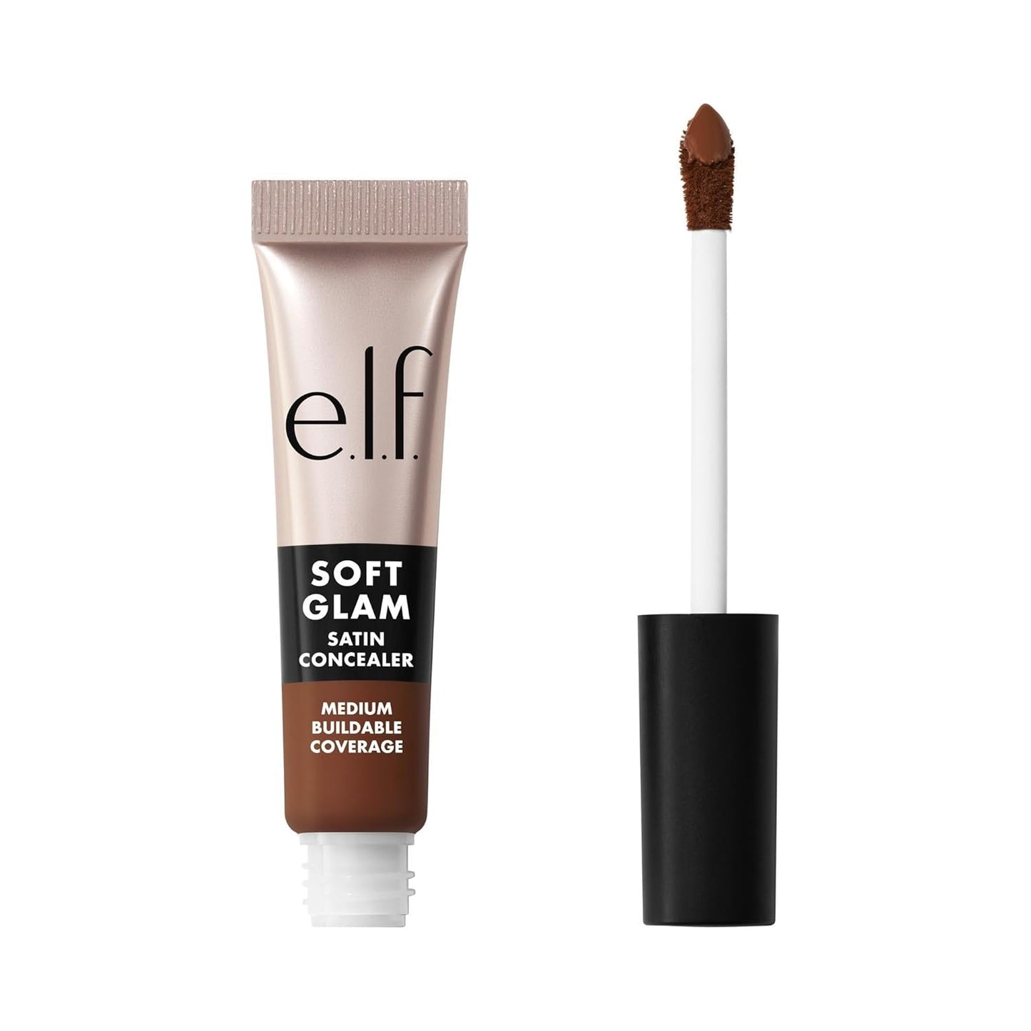 e.l.f. Soft Glam Satin Concealer - Medium Coverage, Crease-Resistant, Long-Lasting | 13 Fair Neutral