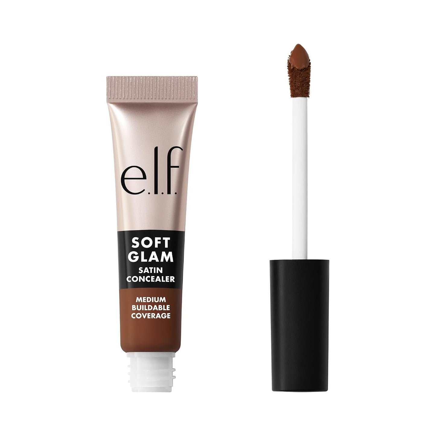 e.l.f. Soft Glam Satin Concealer - Medium Coverage for Blemishes & Under-Eye | Crease-Resistant, Vegan, 21 Light Neutral