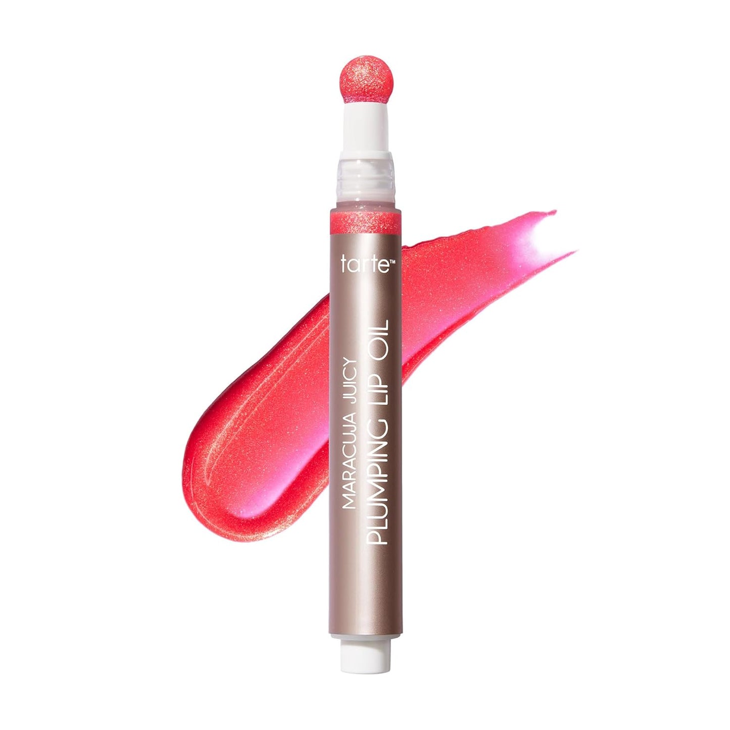 Tarte Maracuja Juicy Plumping Lip Oil - Hydrating Lip Plumper with Hyaluronic Acid & Vitamin E | Vegan & Cruelty-Free