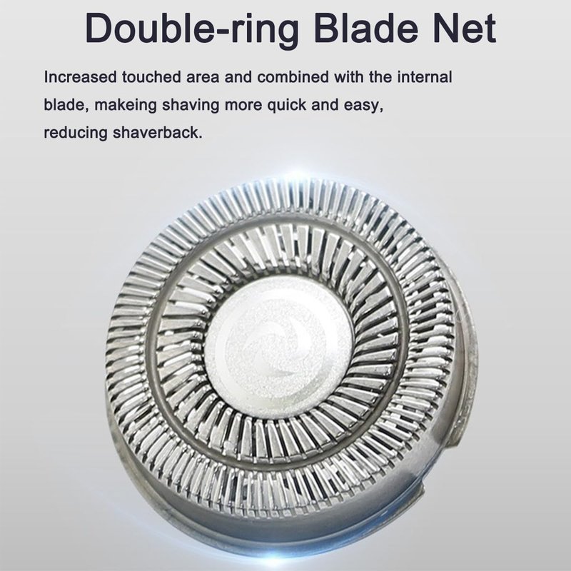 8pcs Shaver Replacement Blades Compatible with Skull Shaver Pitbull, Replacement Blades Heads Compatible with Pitbull Gold Gold/Silver/Platinum Pro Shaver