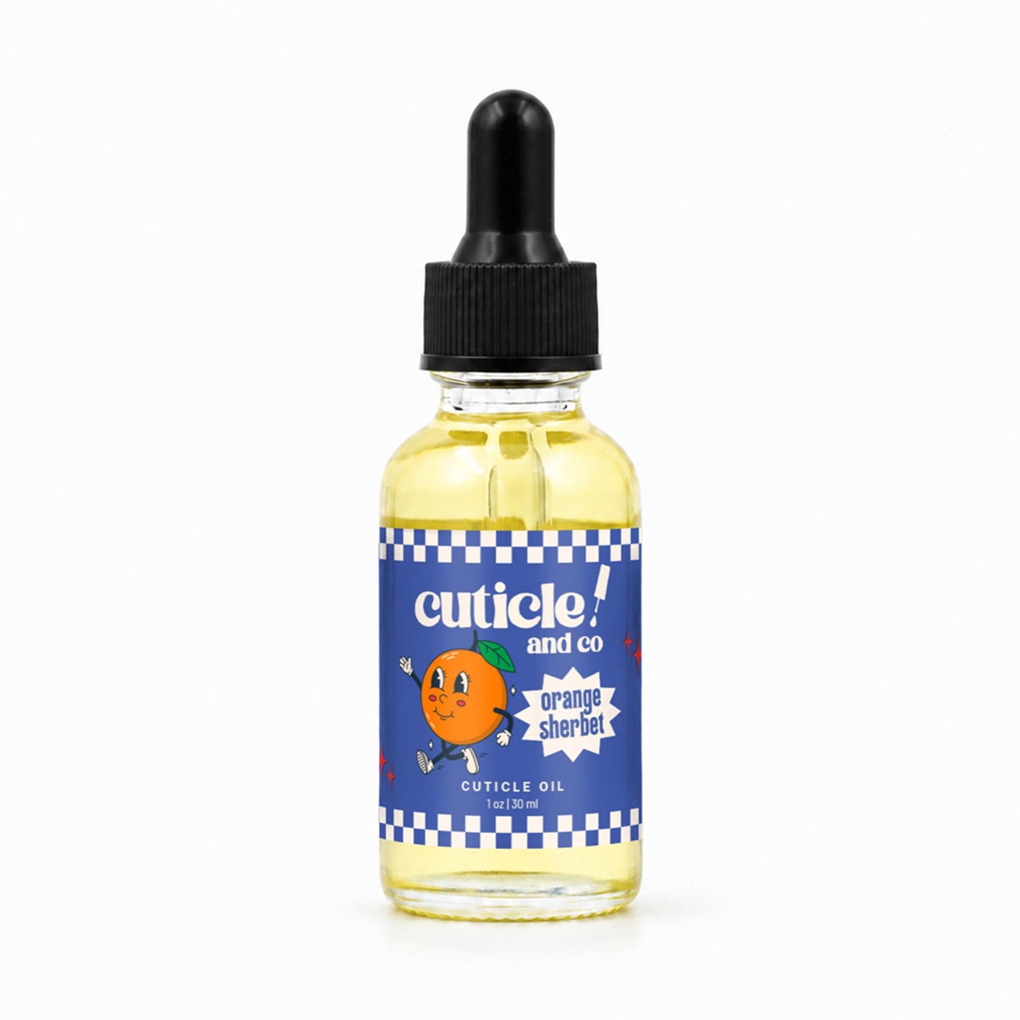 Cuticle & Co Orange Sherbet Scented Cuticle Oil 1 oz - Professional Nail Manicure & Pedicure Care for Dry Cuticles - Hydrating Nail Treatment for Nails & Skin - Orange Sherbet Scent