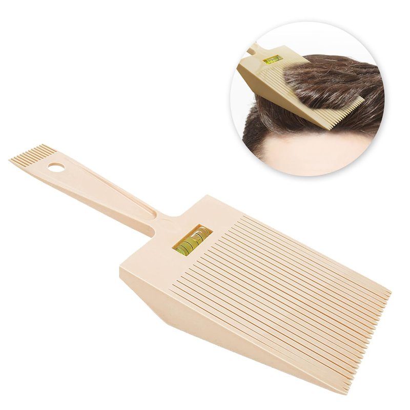 Professional Flattopper Hair Styling and Cutting Tool - Portable Wide Flat-Top Comb With Accurate Water Levelling System