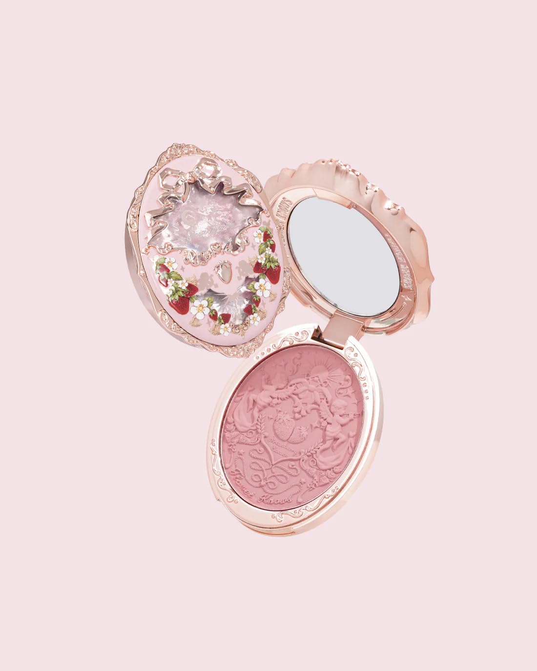 Strawberry Rococo Blush - Rose Pink Matte Powder for Cheeks | Buildable & Blendable 0.17 Oz