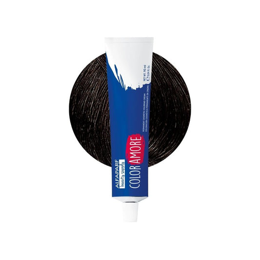 ALFAPARF MILANO Color Amore Permanent Hair Color Cream 90ml, Professional Hair Dye, Low Ammonia Formula, Long Lasting Color, Gray Coverage, Shade 6.3 Dark Golden Blonde