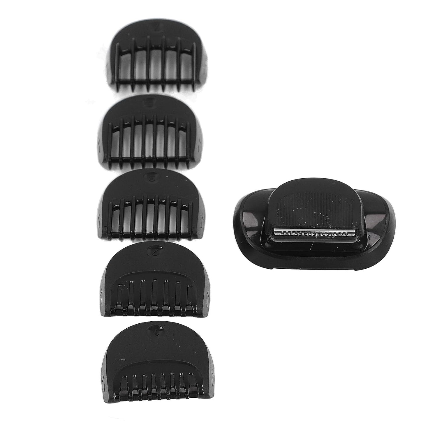 Beard Trimmer Head Replacement - Compatible Guards for Series 5/6/7 | 5 Combs Included